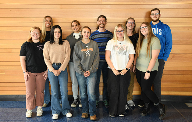group photo of interns